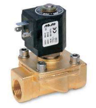 Elettrovalvola a comando assistito - D887, D892 - M & M INTERNATIONAL - a 2 vie / NC / per acqua calda