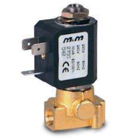 Elettrovalvola a comando diretto - B397 - M & M INTERNATIONAL - a 3 vie / NC / per acqua