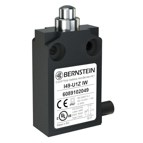 Contatto di fine corsa di sicurezza - I49 series - BERNSTEIN AG - piatto / IP67 / compatto