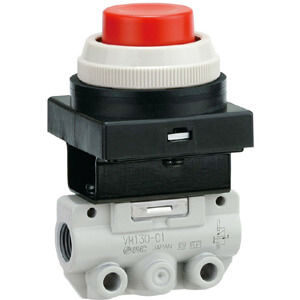 Distributore pneumatico a cassetto - VM10 series - SMC Corporation of America - con azionamento manuale / con comando meccanico / a comando pneumatico