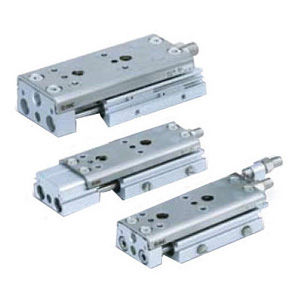 Tavola di guida ad aria - MXQ series - SMC Corporation of America - compatta / di precisione / di posizionamento