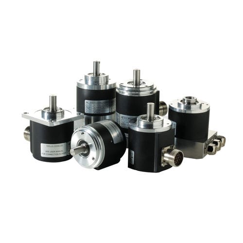 Encoder rotativo assoluto - AEN Series - GIVI MISURE - ottico / ad albero pieno / con flangia