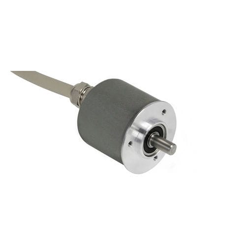 Encoder rotativo assoluto - IXARC - POSITAL FRABA - meccanico / ad albero pieno / con flangia