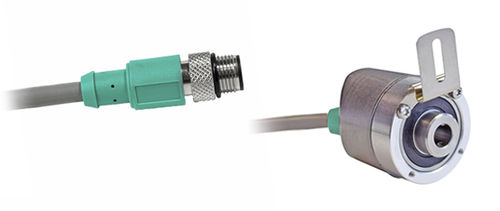 Encoder rotativo incrementale - IXARC  - POSITAL FRABA - meccanico / ad albero cavo / 24 VDC