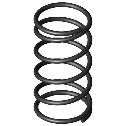 Molla di compressione - D-006A - GUTEKUNST FEDERN - a filo / in acciaio al carbonio / in PC