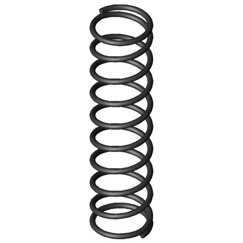 Molla di compressione - D-009A - GUTEKUNST FEDERN - a filo / in acciaio al carbonio / in PC