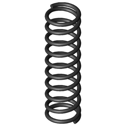 Molla di compressione - D-011J - GUTEKUNST FEDERN - a filo / in acciaio al carbonio