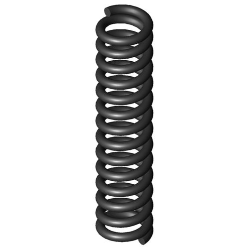 Molla di compressione - D-011U - GUTEKUNST FEDERN - a filo / in acciaio al carbonio