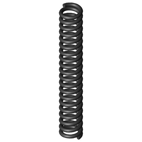 Molla di compressione - D-011V - GUTEKUNST FEDERN - a filo / in acciaio al carbonio