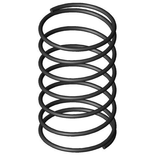 Molla di compressione - D-011X - GUTEKUNST FEDERN - a filo / in acciaio al carbonio
