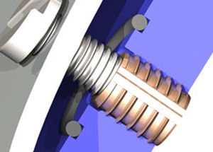 Inserto filettato - Trisert® - TAPPEX - in ottone / piatto