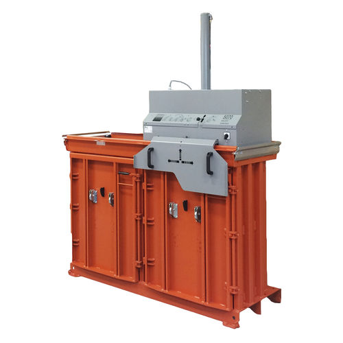 Pressa imballatrice per cartone - MULTI 5070 - Orwak AB - per rifiuti / verticale / a carico frontale