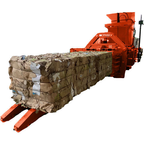 Pressa imballatrice per cartone - 1000 ATH - Orwak AB - per plastica / per rifiuti / per metalli