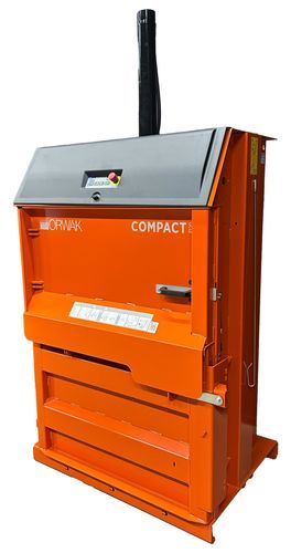 Pressa imballatrice per cartone - COMPACT 3120 - Orwak AB - per plastica / a camera verticale / a carico frontale