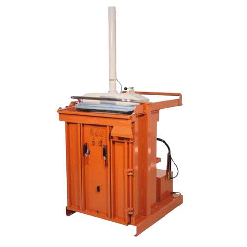 Pressa imballatrice per rifiuti - FLEX 5010-E - Orwak AB - verticale / a carico dall'alto / a camera singola