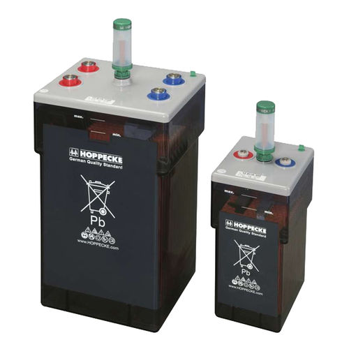 Batteria piombo-acido - power V X series - HOPPECKE - a blocco / per alimentazione di emergenza / senza manutenzione