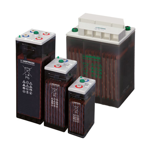 Batteria piombo-acido - power V L series - HOPPECKE - tubolare / 12 V / 6 V