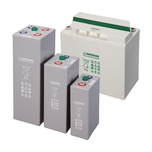 Batteria con valvola di regolazione - VR L - HOPPECKE - tubolare / senza manutenzione