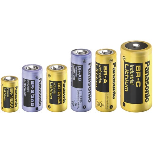 Batteria al litio - BR series - Panasonic Industry Europe GmbH - tipo AA / tipo 1/2AA / arrotondata