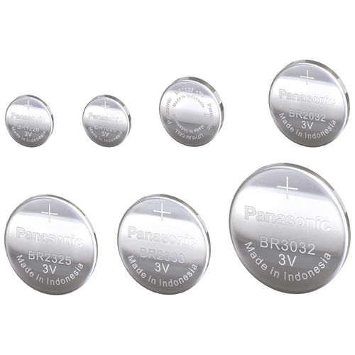 Batteria al litio - BR series  - Panasonic Industry Europe GmbH - arrotondata / 3 V / per alta temperatura