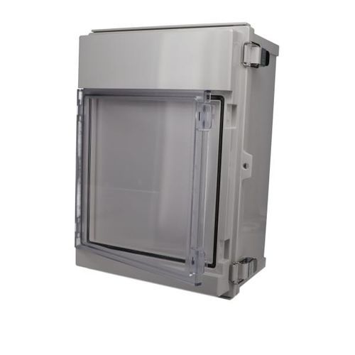 Custodia per montaggio su pannello - AIO-11111 - BUD INDUSTRIES - rettangolare / in policarbonato / in plastica ABS