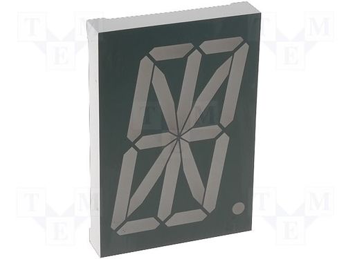 Display LED - KCPDA04 series - KINGBRIGHT ELECTRONIC - alfanumerico / a 17 segmenti / a una cifra