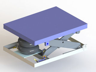 Tavola elevatrice a forbice - ABS series - Autoquip - pneumatica / stazionaria / su cuscino d'aria