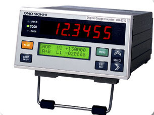 Display digitale - DG-2310 - Onosokki - a 7 segmenti / a 6 cifre / elettronico