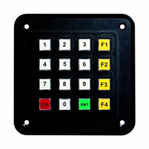 Tastiera numerica 16 tasti - GS16020 - Storm Interface - ad incastro / in oro / polimerica