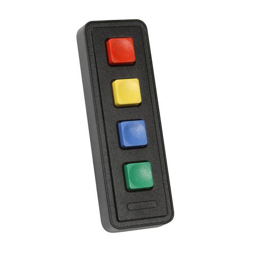 Tastiera numerica 4 tasti - 7202-040020 - Storm Interface - ad incastro / in oro / USB