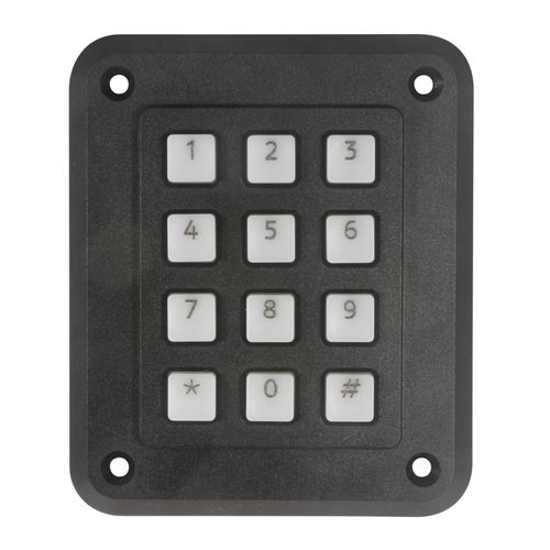 Tastiera numerica 12 tasti - 2K12T10 - Storm Interface - ad incastro / acciaio / polimerica