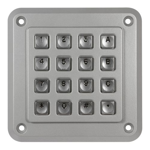 Tastiera numerica 16 tasti - 1K16T10 - Storm Interface - ad incastro / in metallo / IP65