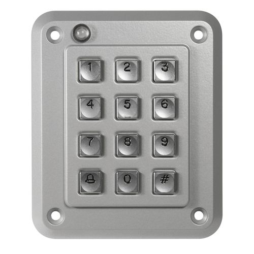 Tastiera numerica 12 tasti - DE1KT10 - Storm Interface - ad incastro / in metallo / per controllo accessi