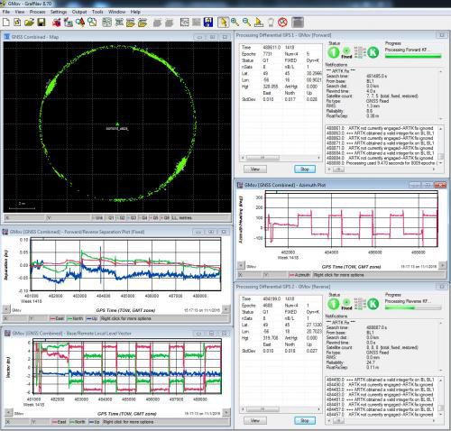 Software di visualizzazione - GrafNav - NovAtel - di post elaborazione / di qualità / diagnostico