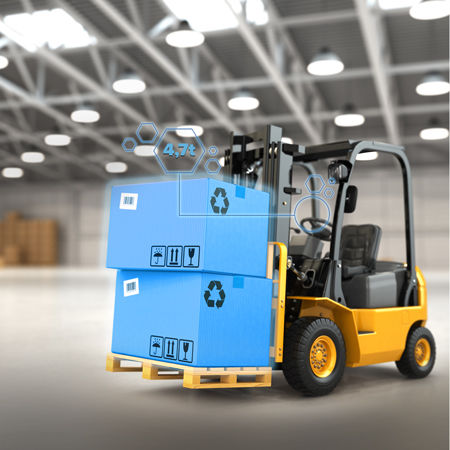 Carrello elevatore elettrico - SCALIFT - Tamtron - con conducente seduto / di carico / di precisione