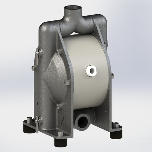 Pompa a doppia membrana - CHEMICOR Series - ALMATEC Maschinenbau GmbH - ad acqua / azionata ad aria / autoadescante