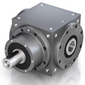 Riduttore con coppia spiroconica - X-Version series - Nidec Graessner GmbH & Co. KG - ad assi ortogonali / ad albero cavo / ad albero pieno