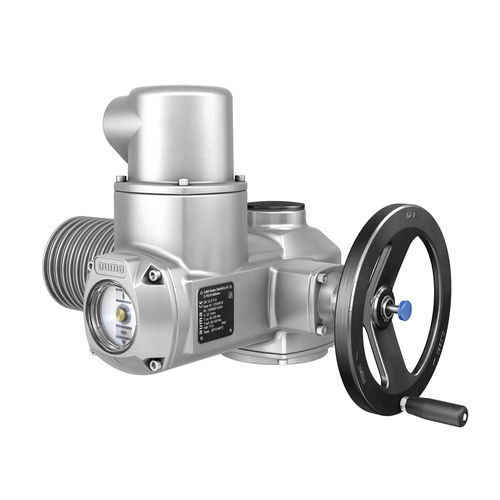 Attuatore per valvola elettrico - SA series - AUMA - manuale / multigiro / a vite senza fine