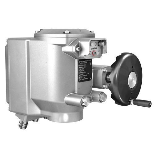 Attuatore per valvola elettrico - SGC series - AUMA - a frazione di giro / IP68 / a velocità regolabile