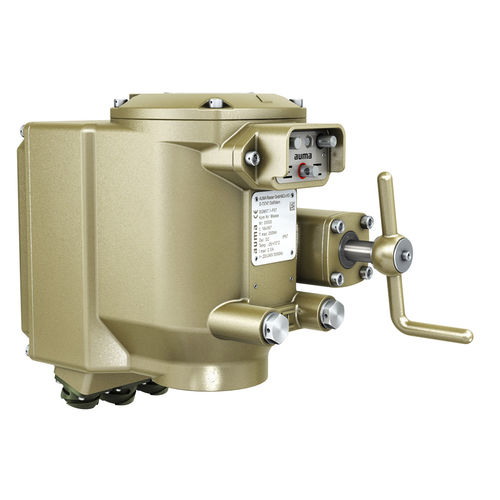 Attuatore per valvola elettrico - SGM series - AUMA - manuale / a frazione di giro / IP68