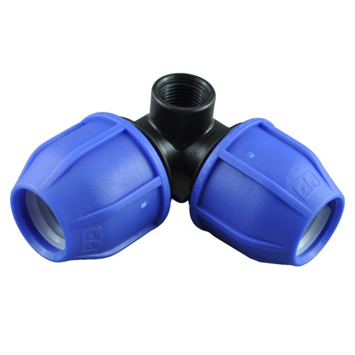 Raccordo idraulico - PE - NORMA GROUP - a compressione / gomito a 90° / a gomito con supporto