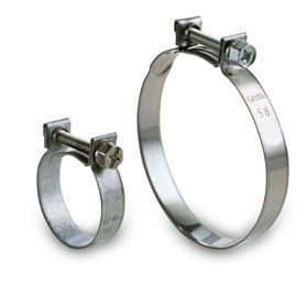 Fascetta stringitubo in acciaio inossidabile - W series - NORMA GROUP - a vite / flessibile / in miniatura