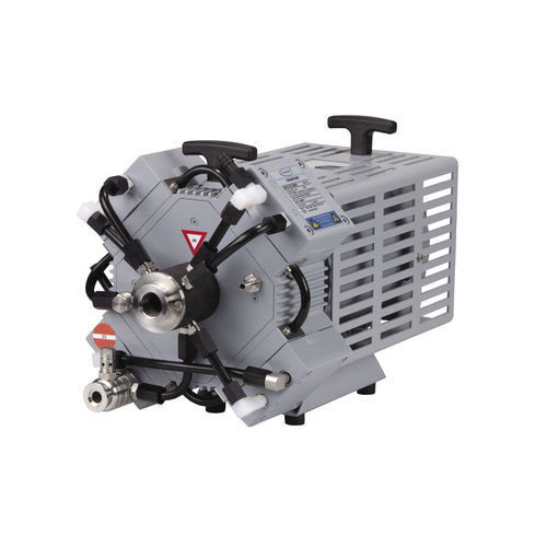 Pompa a vuoto a membrana - MD 4C EX VARIO - VACUUBRAND - senza olio / a tre stadi / per gas