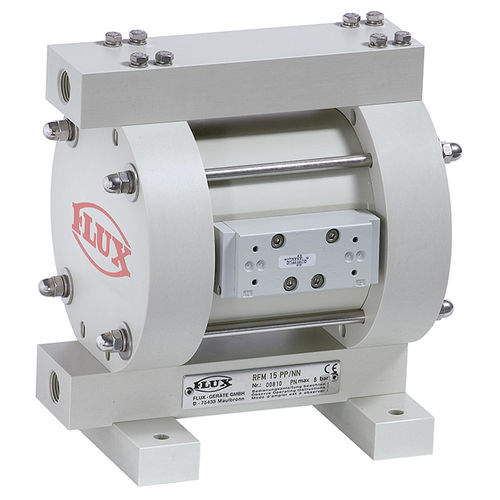 Pompa a doppia membrana - RFM series - FLUX-GERÄTE GMBH - per prodotti chimici / azionata ad aria / autoadescante