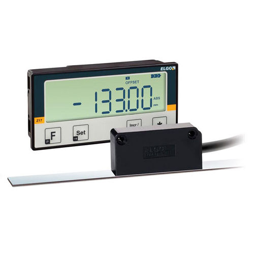 Indicatore di posizione - AZ17E - ELGO Electronic - display LCD / da montare su pannello / con alimentazione a batteria