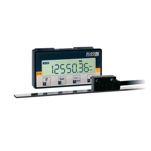 Indicatore di posizione - IZ14E - ELGO Electronic - display LCD / da montare su pannello / con alimentazione a batteria