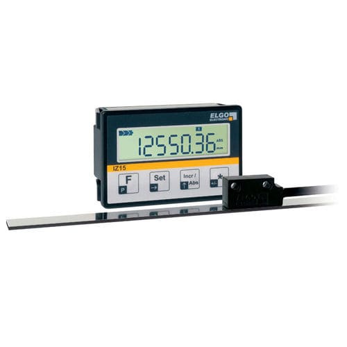 Indicatore di posizione - IZ15E - ELGO Electronic - display LCD / da montare su pannello / con alimentazione a batteria