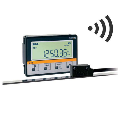 Indicatore di posizione - IZE16-600 - ELGO Electronic - LCD / integrato / con alimentazione a batteria