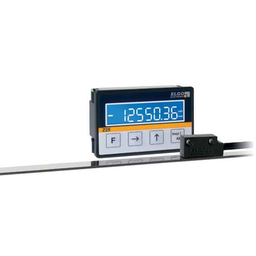 Indicatore di posizione - Z25 - ELGO Electronic - display LCD / da montare su pannello / programmabile