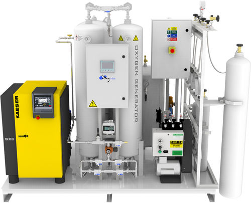 Sistema di riempimento automatico - O4FS - Oxywise, s.r.o. - per bombola di gas / di ossigeno / compatto